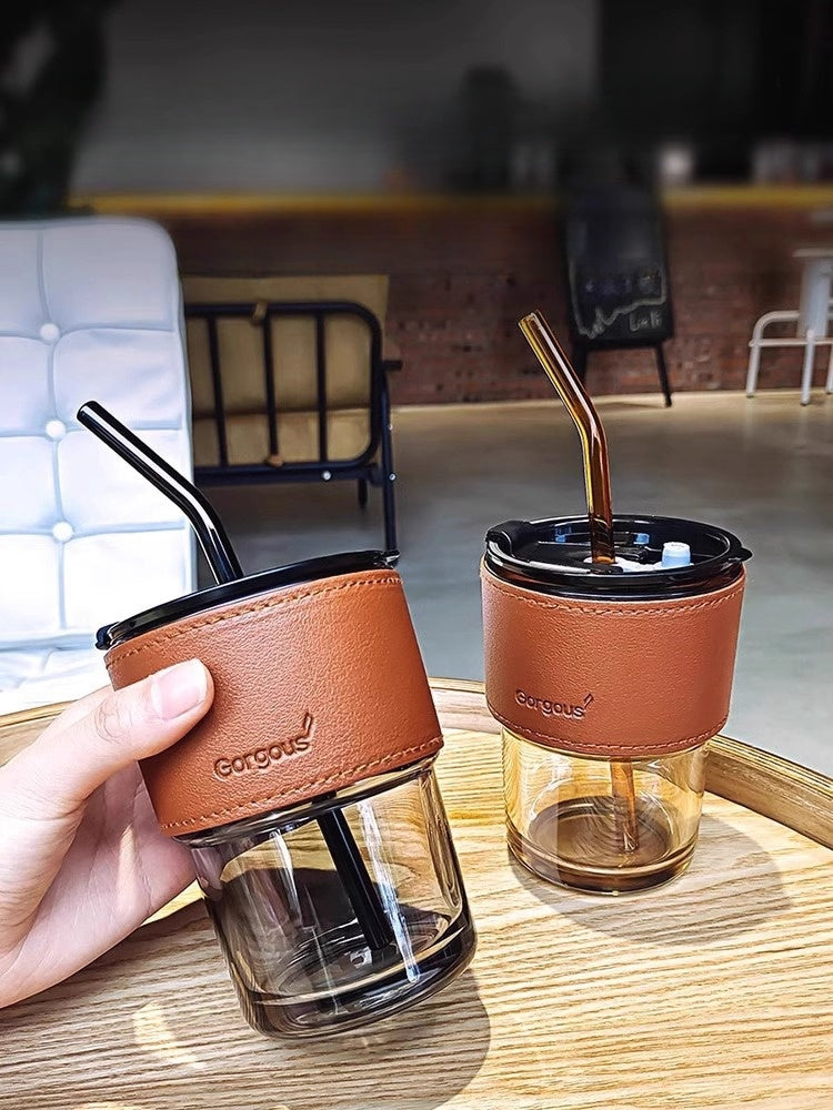 Creative Coffee Mug With Straw