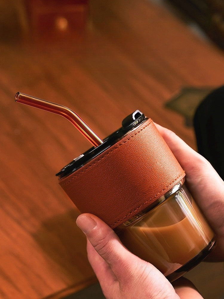 Creative Coffee Mug With Straw