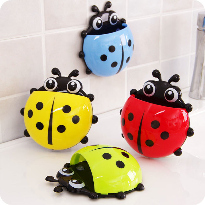 Ladybug Toothbrush Suction Holder