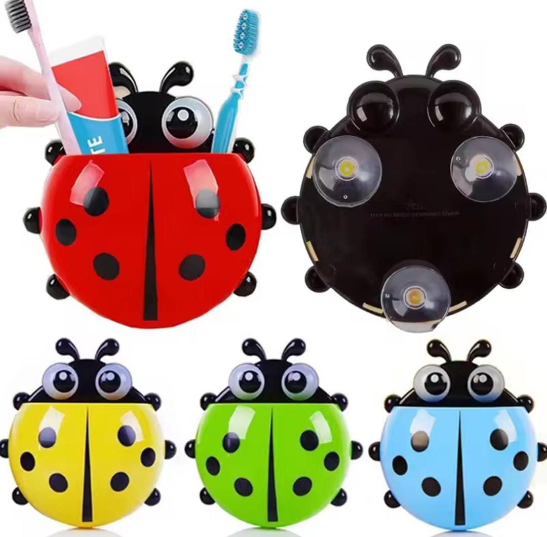 Ladybug Toothbrush Suction Holder