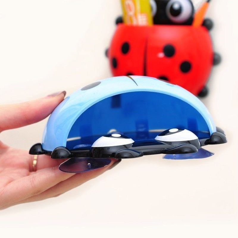 Ladybug Toothbrush Suction Holder