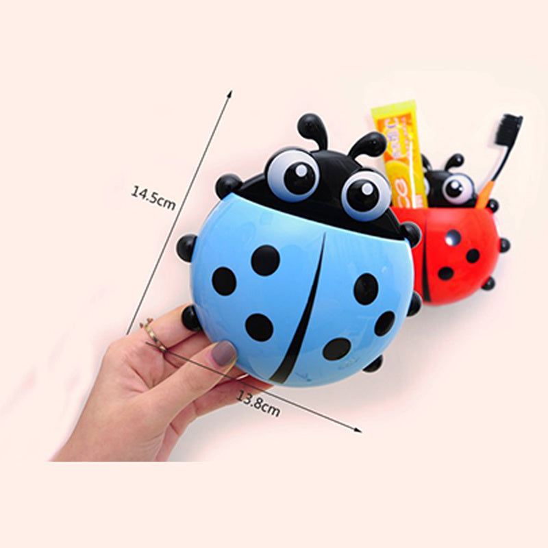 Ladybug Toothbrush Suction Holder