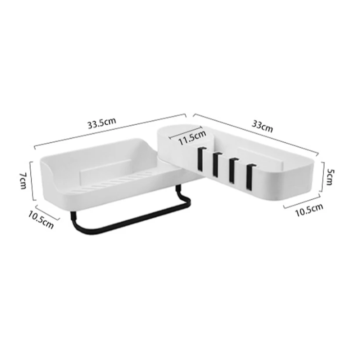 Wall Mounted Bathroom Shelf